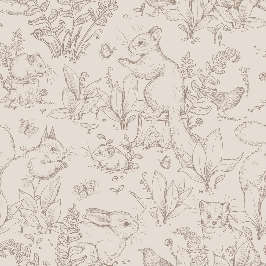tapeta-forest-life-dekorillo-bezowa