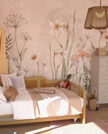 mural-floral-to-bedroom